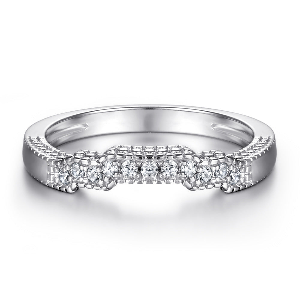 Sophisticated Emerald cut 3.0ct 2pc Wedding Ring Set in Sterling Silver