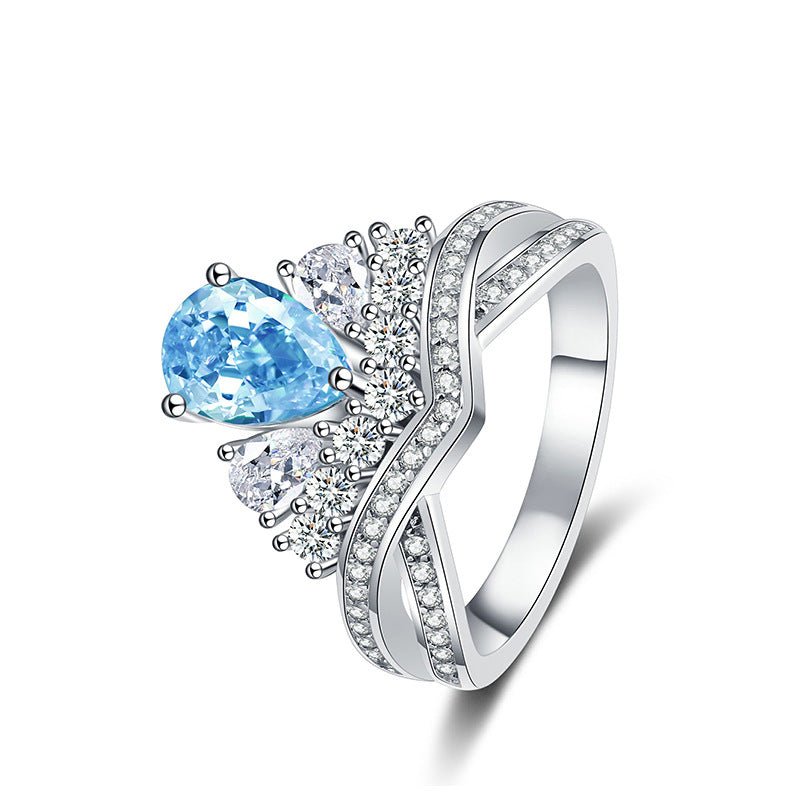 Regal 5.0 Carat Cushion cut Engagement Ring for Women in Sterling Silver