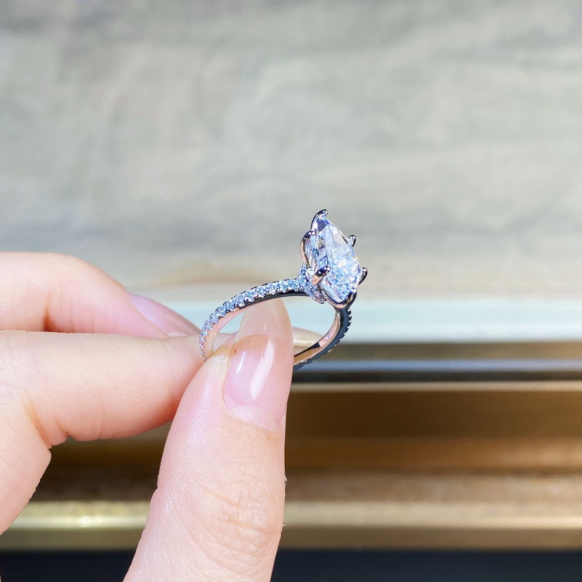 Regal 2.0 Carat Marquise Cut 2pc Wedding Ring Set in Sterling Silver