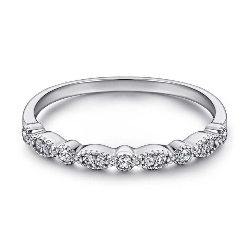 Romantic 1.5 Carat Heart cut 2pc Wedding Ring Set for Women in Sterling Silver