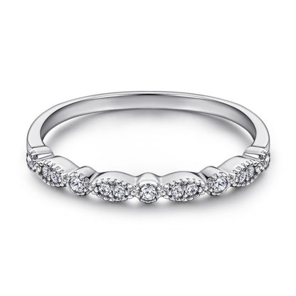 Romantic 1.5 Carat Heart cut 2pc Wedding Ring Set for Women in Sterling Silver