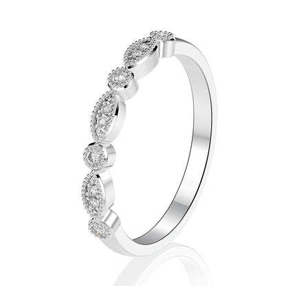 Regal 4.0ct Oval cut 2pc Wedding Ring Set for Women in Sterling Silver