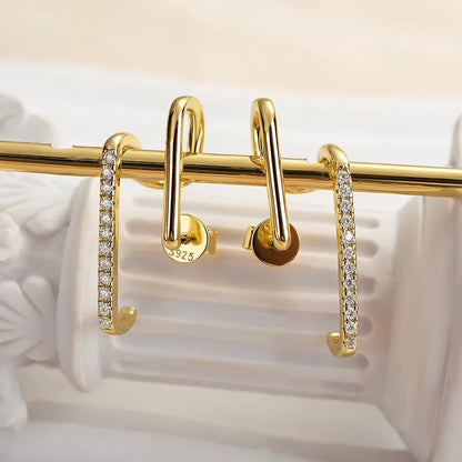 Elegant Minimal 0.3Ct Women's Stud Earrings