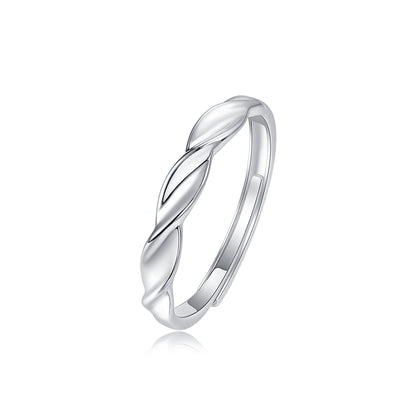 Eternal Vows Sterling Silver 925 Moissanite Matching Rings