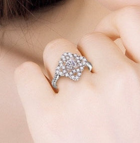 Timeless 1.5ct Round cut Engagement Ring for Women in Sterling Silver