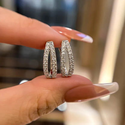 Sophisticated Minimal Women's Stud Earrings