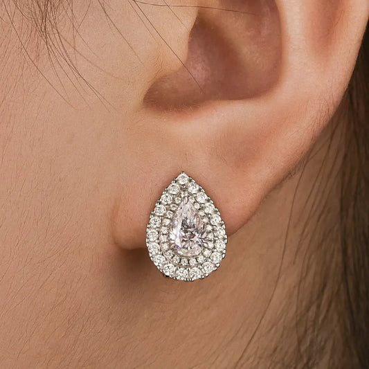 Classic Sparkling 0.5Ct Women's Stud Earrings