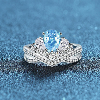 Regal 5.0 Carat Cushion cut Engagement Ring for Women in Sterling Silver