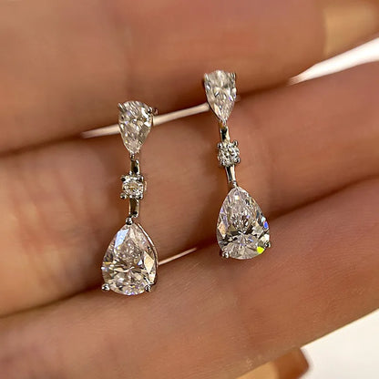 Graceful Modern 1.0Ct Women's Stud Earrings