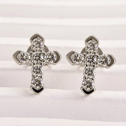 Polished Sparkling 0.5Ct Women's Stud Earrings