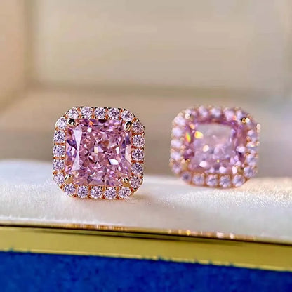 Elegant Minimal 3.0Ct Women's Stud Earrings