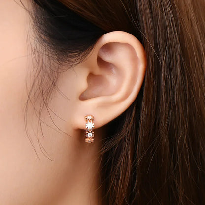 Refined Lustrous 0.3Ct Women's Stud Earrings