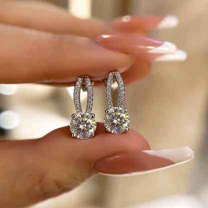 Timeless Modern 1.0Ct Women's Stud Earrings