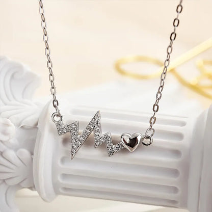 Refined Halo Pendant Necklace For Women In White Gold
