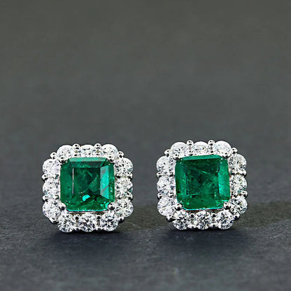 Classic Sparkling 2.0Ct Women's Stud Earrings