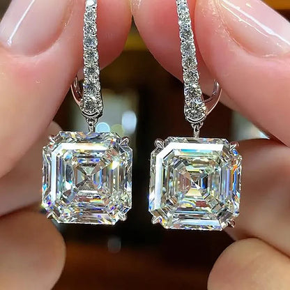 Elegant Minimal 4.0Ct Women's Stud Earrings
