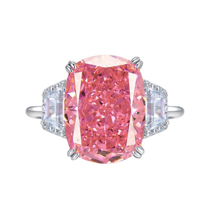 Regal 7.0ct Oval cut Engagement Ring for Women in Sterling Silver