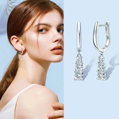 Elegant Minimal 0.8Ct Women's Stud Earrings