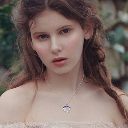 0.3 Ct Timeless Round Cut Pendant Necklace For Women In White Gold