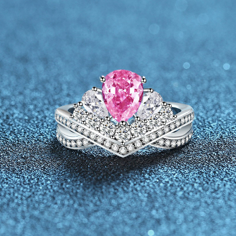 Regal 5.0 Carat Cushion cut Engagement Ring for Women in Sterling Silver