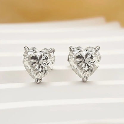 Elegant Minimal 1.2Ct Women's Stud Earrings