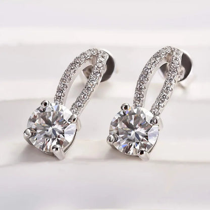 Timeless Modern 1.0Ct Women's Stud Earrings