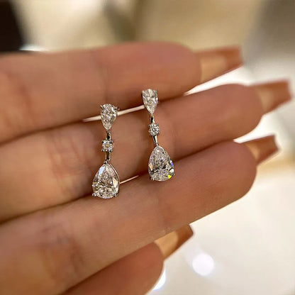 Graceful Modern 1.0Ct Women's Stud Earrings