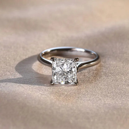 Pearlcrest Vow 3.5ct Radiant Cut Engagement Ring for Women in Sterling Silver