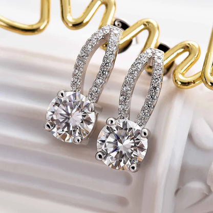 Timeless Modern 1.0Ct Women's Stud Earrings