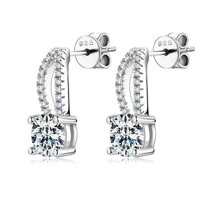 Timeless Modern 1.0Ct Women's Stud Earrings