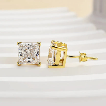 Elegant Minimal 2.0Ct Women's Stud Earrings