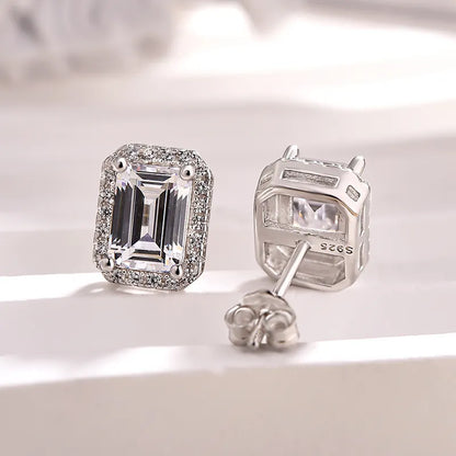 Classic Sparkling 1.5Ct Women's Stud Earrings