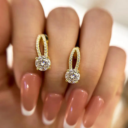 Timeless Modern 1.0Ct Women's Stud Earrings