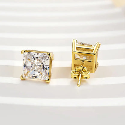 Elegant Minimal 2.0Ct Women's Stud Earrings