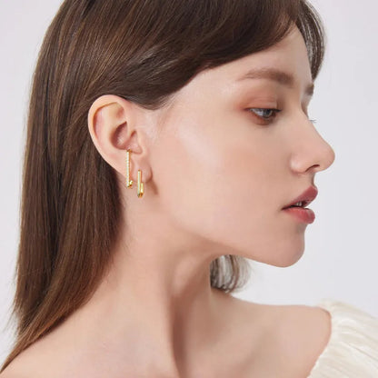 Elegant Minimal 0.3Ct Women's Stud Earrings