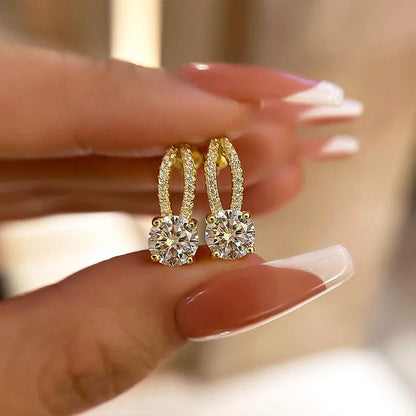 Timeless Modern 1.0Ct Women's Stud Earrings