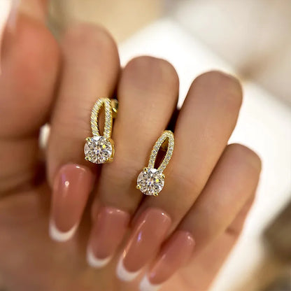 Timeless Modern 1.0Ct Women's Stud Earrings