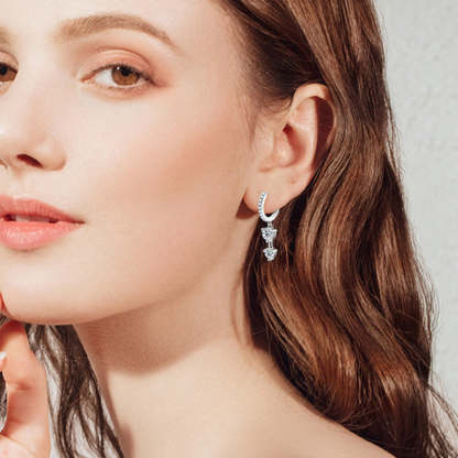 Classic Sparkling 0.8Ct Women's Stud Earrings